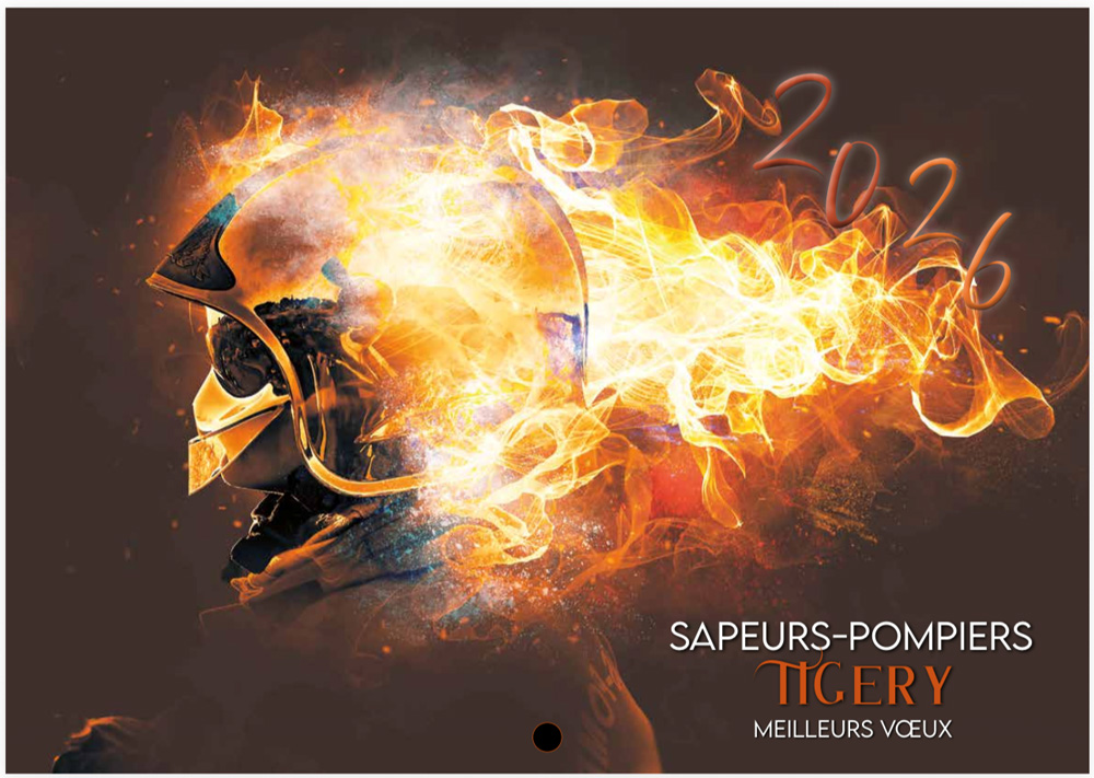 calendrier des sapeurs pompiers de Tigery 2026
