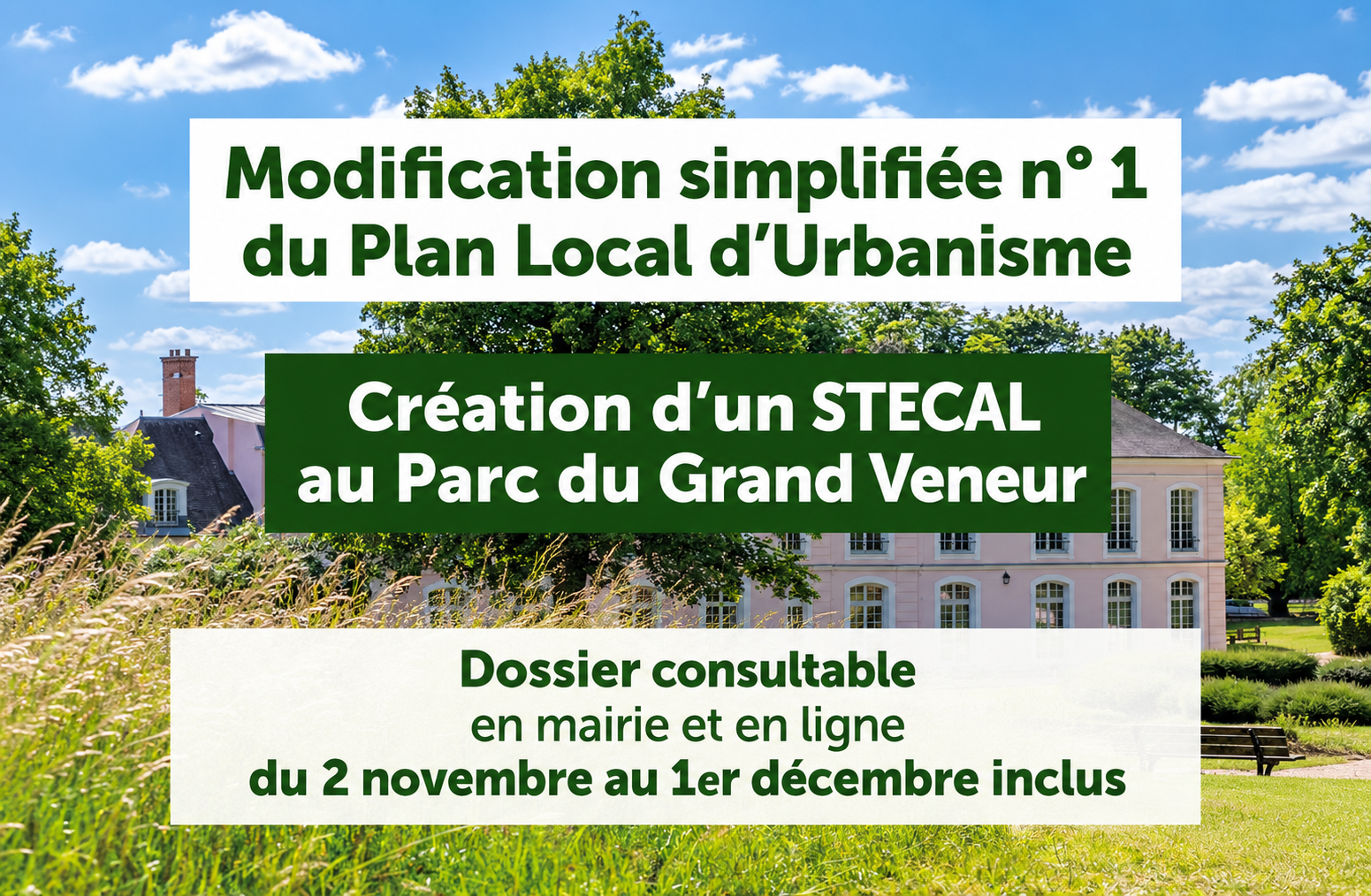 Modification simplifiée n° 1 du Plan local d’urbanisme : mise à disposition du public