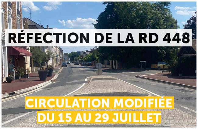 Travaux sur la RD 448