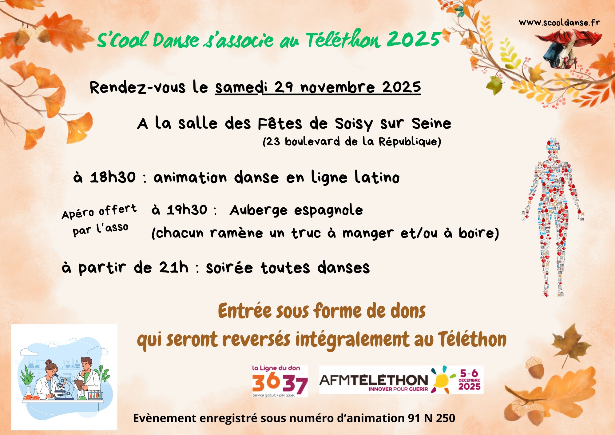 Scool Danse téléthon 2025