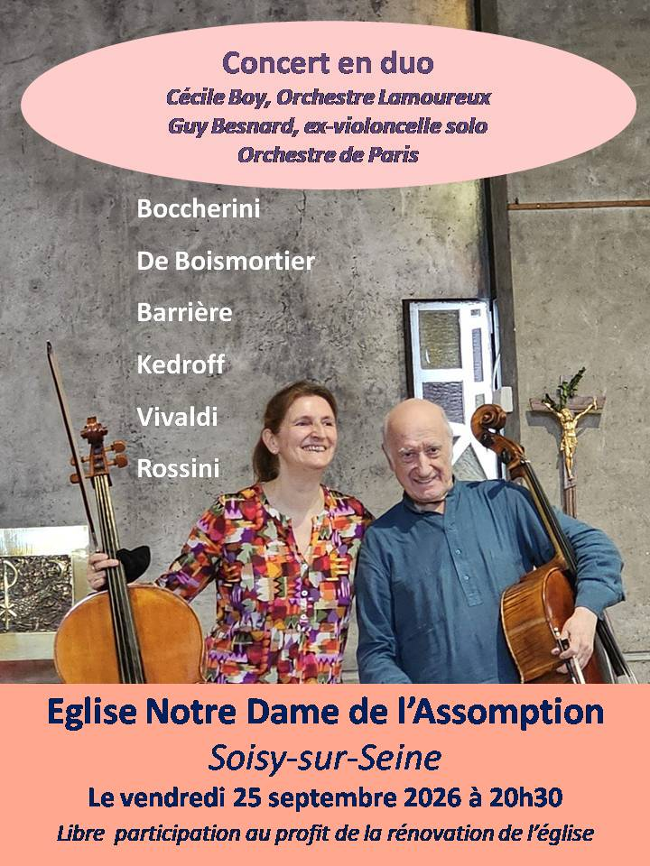 Concert duo violoncelle