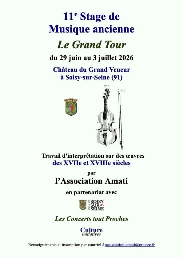 StageBaroque Affiche1 29juin 3juillet2026 Vert15